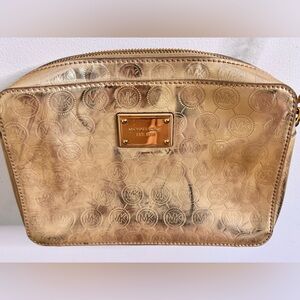 Michael Kors Metallic Gold Crossbody Bag
